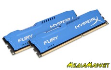 HX316C10FK2/8 " Kingston HyperX Fury Blu 8Gb DDR3 1600MHz (2x4GB)