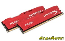 HX318C10FRK2/8 " Kingston HyperX Fury Red 8Gb DDR3 1866MHz (2x4GB)