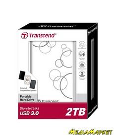 TS2TSJ25A3W   Transcend TS2TSJ25A3W 2.5 USB 3.0 2TB  A 