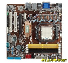 90-MIB5B0-G0EAY00Z   ASUS M3N78-VM GF8200, RAID, sAM2+, 4xDDR2-1066, 5*SATA2, 1*IDE, VGA, DVI, SB 8.1, Gb Lan, mATX