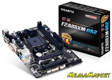 GA-F2A88XM-DS2   Gigabyte GA-F2A88XM-DS2 sFM2+ AMD A88X VGA/DVI USB3 mATX