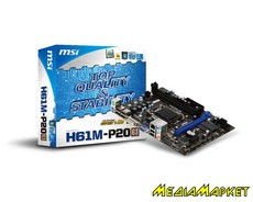 601-7788-010   MSI H61M-P20 (G3) s1155 IntelH61 VGA/DVI mATX