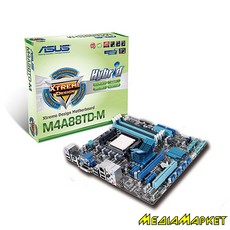 90-MIBD90-G0EAY0GZ   ASUS M4A88TD-M AMD 880G, sAM3, 4xDDR3 DIMM, 1xPCI-E 16x, HD4250GPU, 7.1, Ethernet: 1000 /, mATX, DVI, HDMI