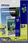 S041332  Epson Premium Semiglossy Photo Paper A-4,250 /2, 20