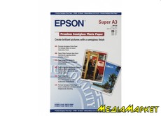 C13S041328  Epson C13S041328 3, 251 /2, Premium Semigloss Photo Paper, 20 .