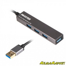 HU3A-4P-02  USB Maxxter HU3A-4P-02  USB 3.0 Type-A  4 , , -