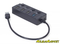 UHB-U3P1U2P3P-01  USB Gembird UHB-U3P1U2P3P-01  4  (1xUSB3.1 + 3xUSB2.0),  , , 