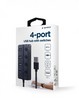 UHB-U3P1U2P3P-01  USB Gembird UHB-U3P1U2P3P-01  4  (1xUSB3.1 + 3xUSB2.0),  , , 