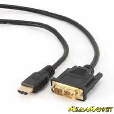 CC-HDMI-DVI-7.5MC  Gembird CC-HDMI-DVI-7.5MC HDMI /DVI 18+1  (single-link) ,  , 7.5 ,  