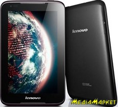 59385957  LENOVO A1000L Black 7/1.2GHz(DC)/ 512MB/8GB/WiFi/BT/FrontCam/Android 4.1