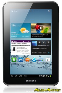 GT-P3110TSASEK  Samsung Galaxy Tab 2 P3110 DualCore 1GHz 7.0" PLS 1Gb/ SSD8Gb/ Silver