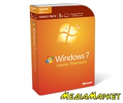 GFC-01659   Microsoft Windows 7 Home Prem Russian VUP DVD Family Pack