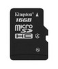  MicroSDHC Kingston SDC4/16GBSP 16GB no adapter