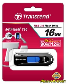 TS16GJF790K  -`i Transcend JetFlash 790 16GB USB 3.0