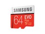 MB-MC64GA/RU  MicroSDXC Samsung Evo Plus 64GB C10 UHS-I U3 R100/W60MB/s + SD 