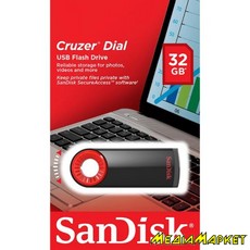 SDCZ57-032G-B35  -`i SanDisk SDCZ57-032G-B35 32GB USB Cruzer Dial