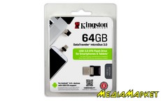 DTDUO3/64GB  -`i Kingston DTDUO3/64GB DT MicroDuo USB 3.0/microUSB 64GB