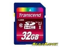 TS32GSDHC10U1  SDHC Transcend TS32GSDHC10U1 32GB (Class 10) Ultra High Speed 1