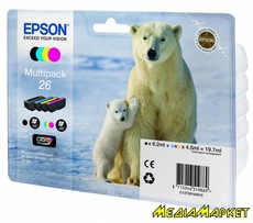 C13T26164010   Epson C13T26164010 26 XP600/ 605/ 700 Bundle (C, M, Y, Bkp)