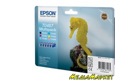 C13T04874010   Epson C13T04874010 StPhoto R200/ 220/ 300/ 320/ 340, RX500/ 600/ 620/ 640 Bundle (Bk, C, M, Y, Lc, Lm)