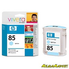 C9428A  HP C9428A No.85 Ink Cartridge, Light Cyan, 69 ml