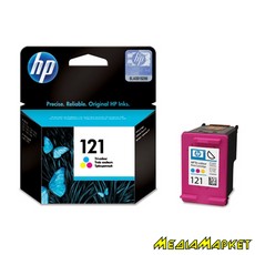 CC643HE  HP CC643HE 121 Tri-color Ink Cartridge, 165 .