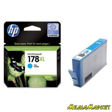 CB323HE  HP CB323HE 178 XL Cyan Ink Cartridge, 750 